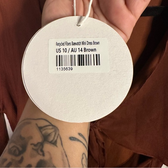 Princess Polly Baewatch Mini Dress in Brown - Picture 5 of 7